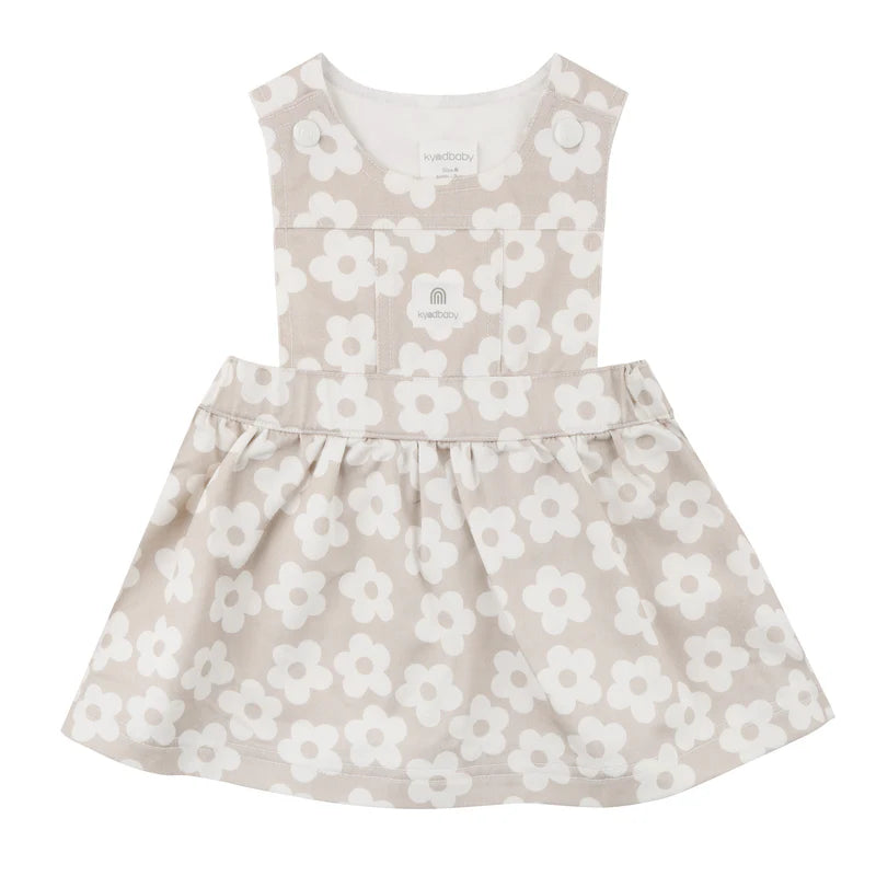 KYND Baby Denim Pinafore (Neutral Floral) - Baby