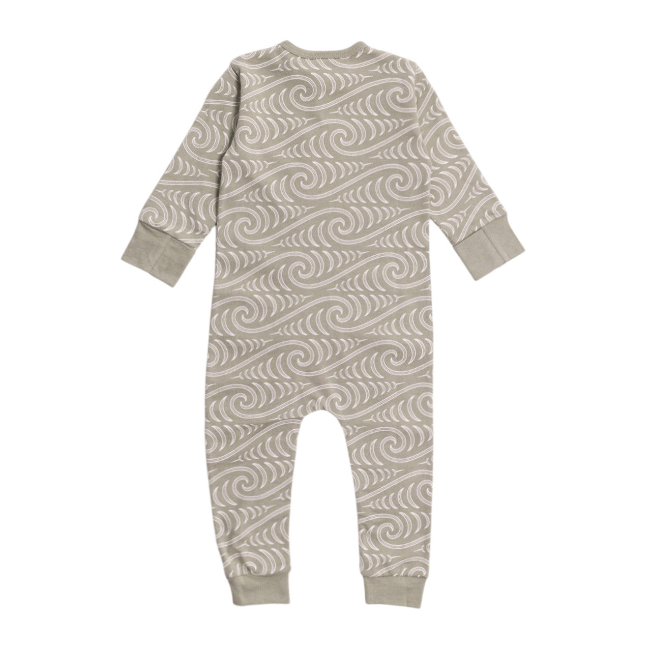 Woolbabe x Bo & Ko Pyjama Suit (Flax Ngaru)