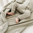 Woolbabe x Bo & Ko Pyjama Suit (Flax Ngaru)