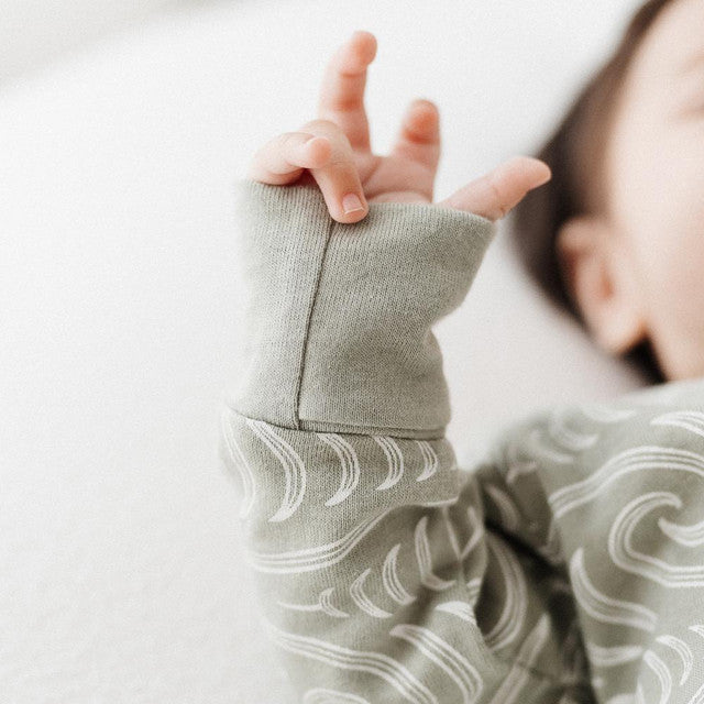 Woolbabe x Bo & Ko Pyjama Suit (Flax Ngaru)