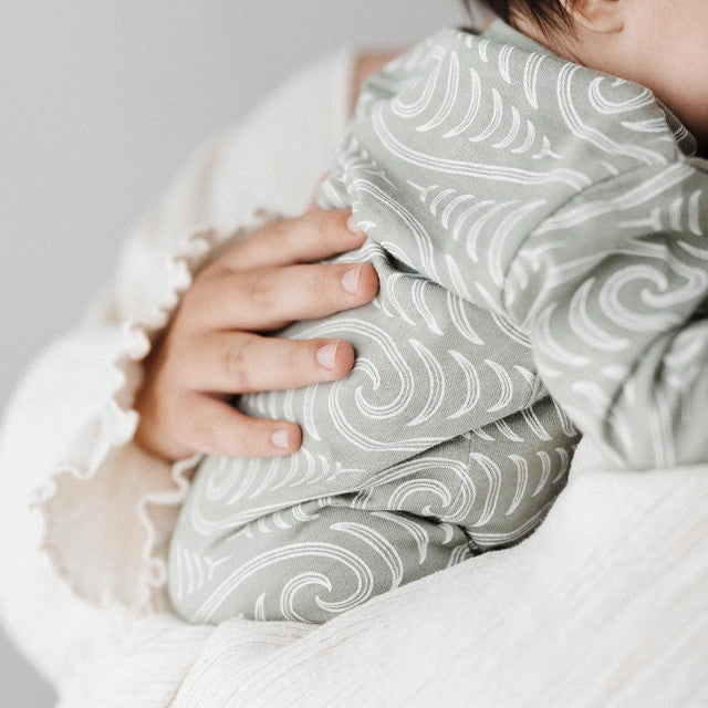 Woolbabe x Bo & Ko Pyjama Suit (Flax Ngaru)
