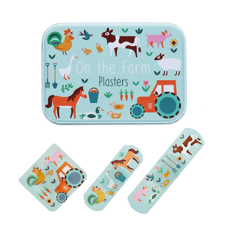 Rex London Plasters In A Tin 30pk (On The Farm)