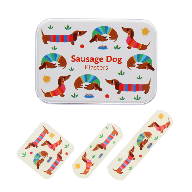 Rex London Plasters In A Tin 30pk (Sausage Dog)