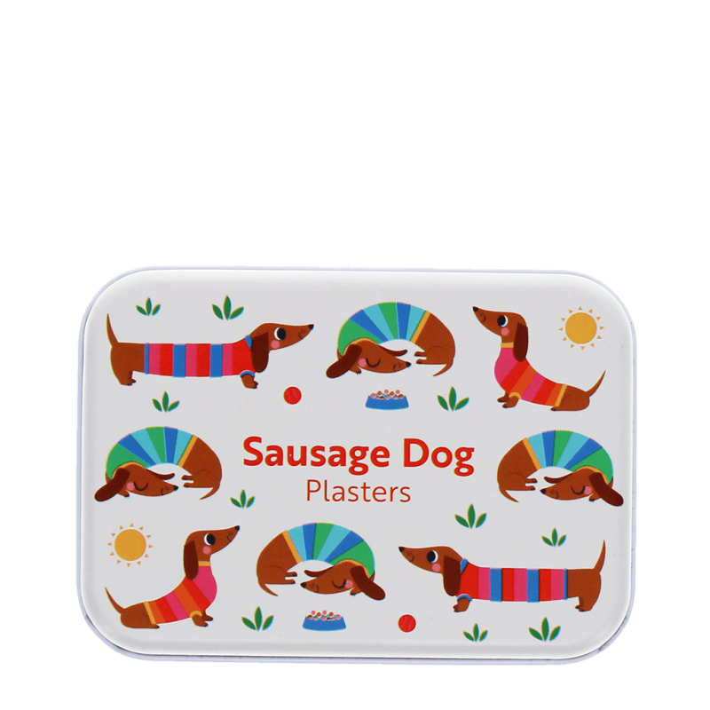 Rex London Plasters In A Tin 30pk (Sausage Dog)