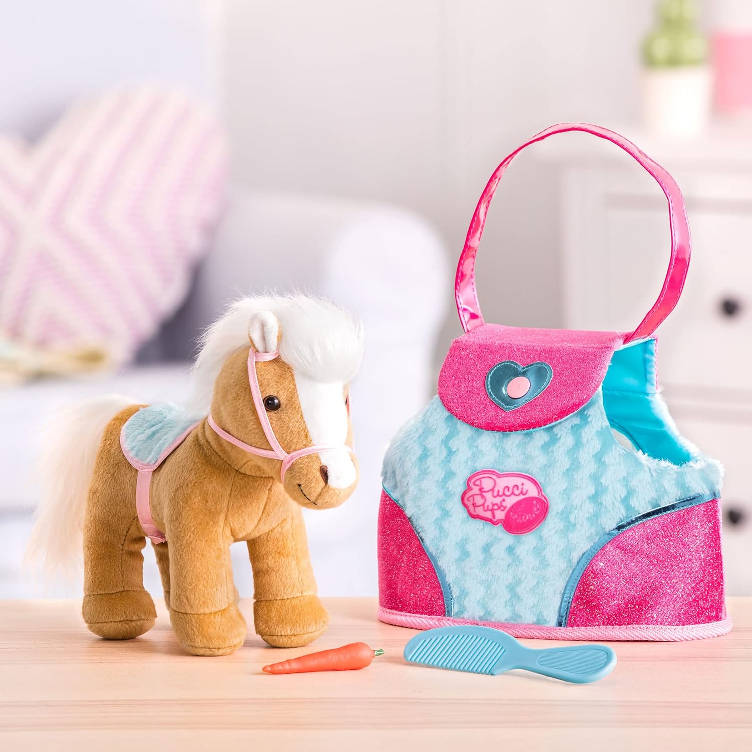 Pucci Pup Heart & Stripes Pony in a Bag