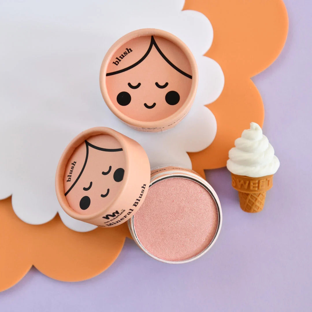 No Nasties Kids Pressed Eco Blush Powder (Peach)