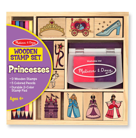 M&D Wooden Stamp Set (Princesses)