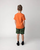 Minti Rad Croc Tee (Orange Marle)