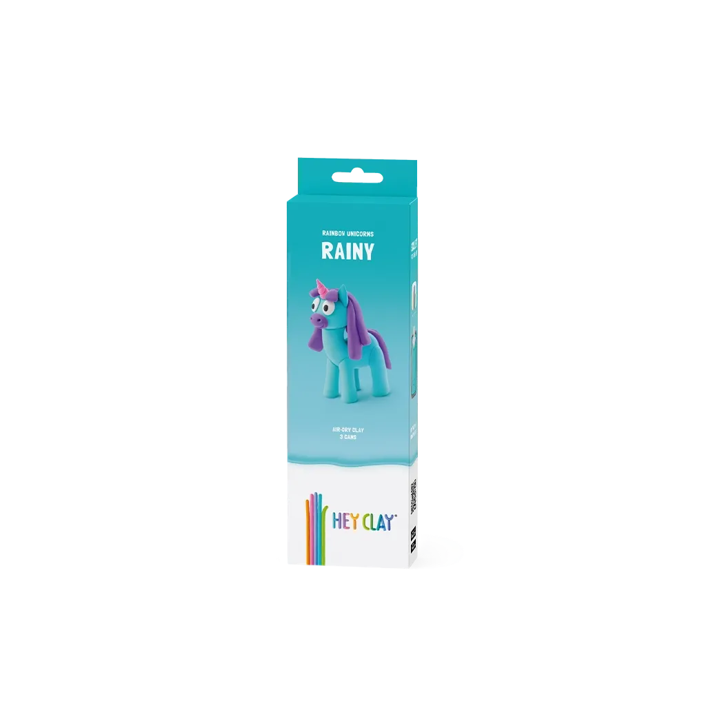 Hey Clay Rainbow Unicorns - Rainy (3 Cans)