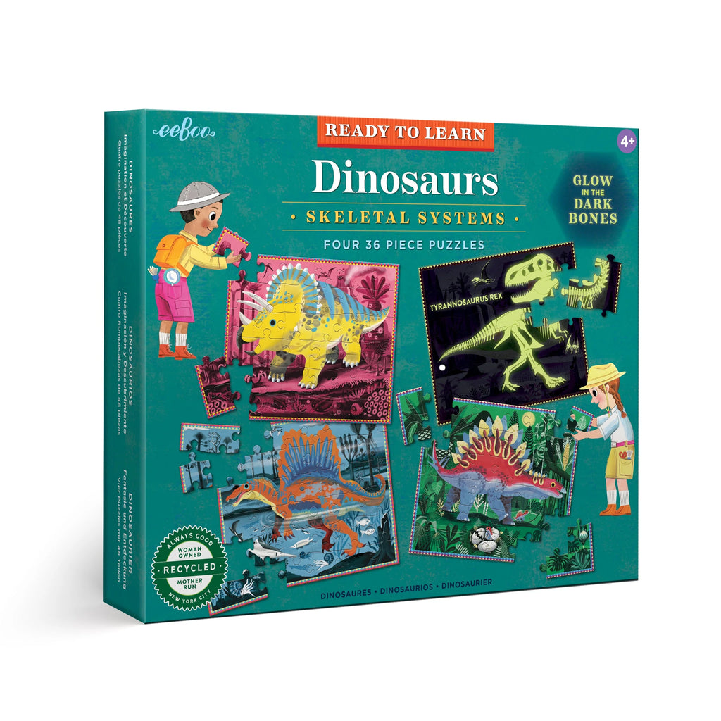 Ready to Learn Puzzle Set (Dinosaurs Glow)