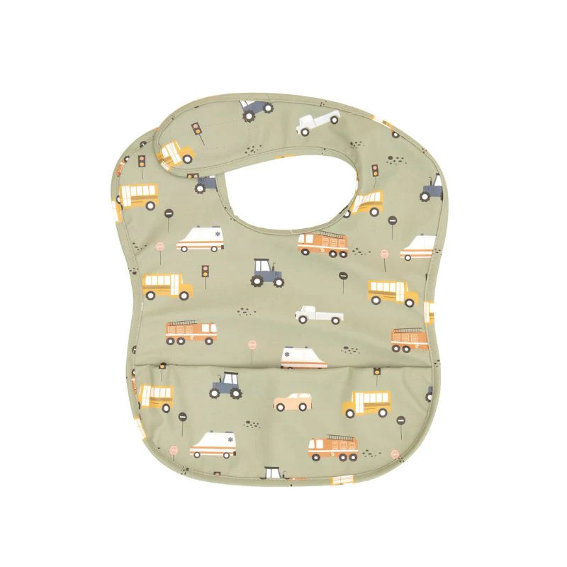 All 4 Ella Recycled Pouch Bib (Trucks)