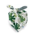 Little Unicorn Cotton Muslin Reversible Bandana Bib (Tropical Leaf)