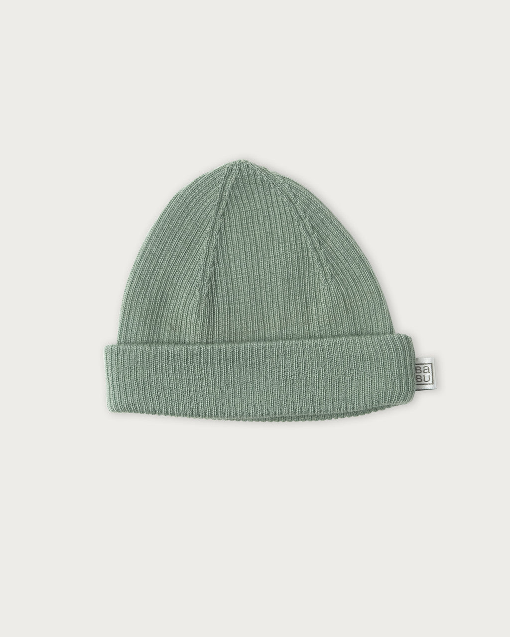 Babu Merino Rib Beanie (Sage)