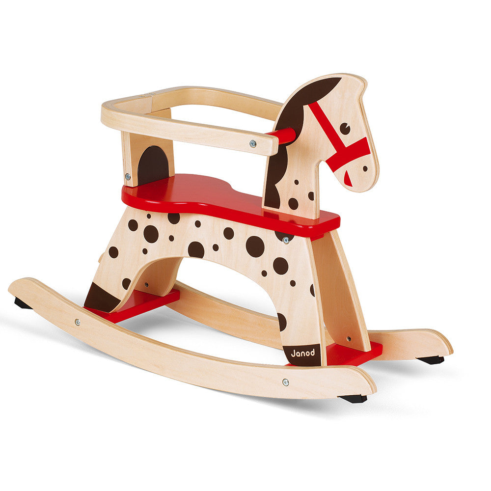 Janod Wooden Rocking Horse (Caramel)