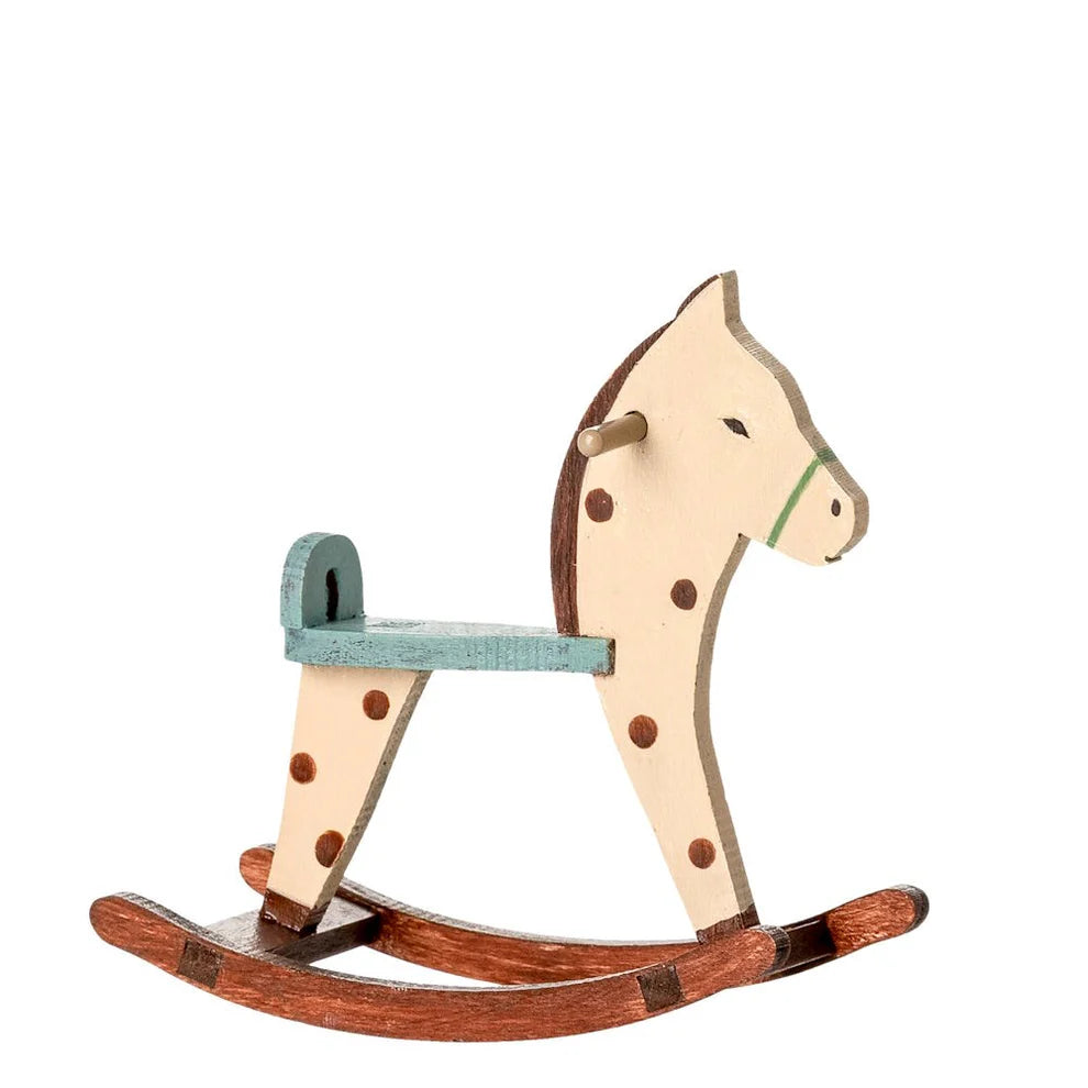 Maileg Rocking Horse Mouse (Spotted)