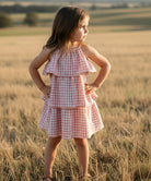Love Henry Girls Sadie Dress (Pink Check)