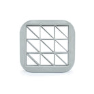 Melii Bite Sized Sandwich Cutter - Squares & Triangles (Pink/Grey)