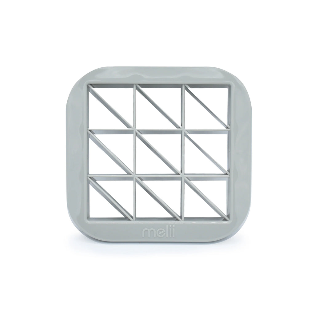 Melii Bite Sized Sandwich Cutter - Squares & Triangles (Pink/Grey)