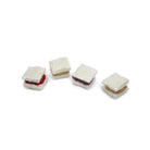 Melii Bite Sized Sandwich Cutter - Squares & Triangles (Blue/Lime)