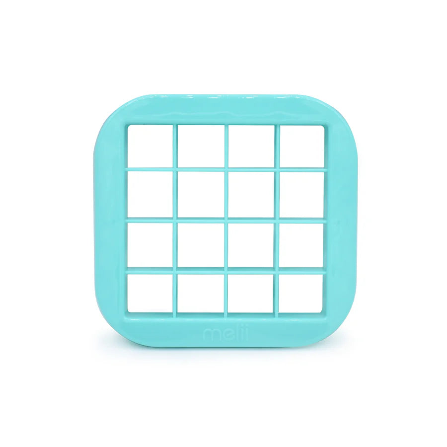 Melii Bite Sized Sandwich Cutter - Squares & Triangles (Blue/Lime)