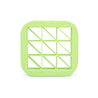 Melii Bite Sized Sandwich Cutter - Squares & Triangles (Blue/Lime)