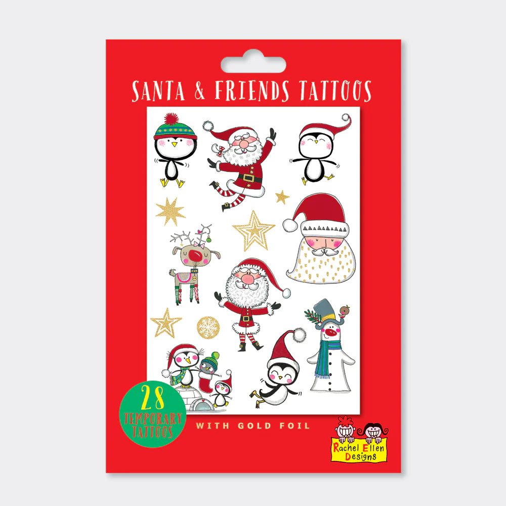 Rachel Ellen Santa & Friends Tattoos