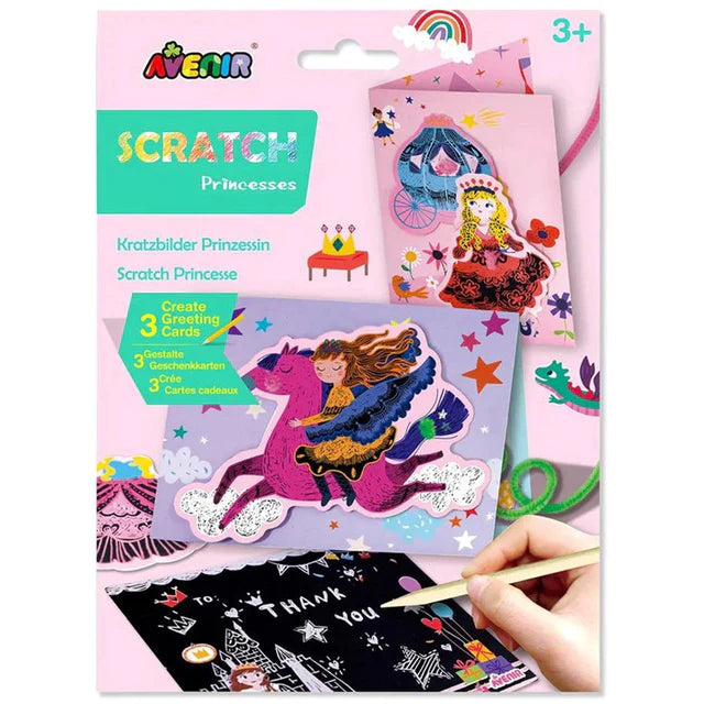 Avenir Scratch Greeting Card Set (Princess)