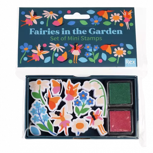 Rex London Set of Mini Stamps (Fairies in the Garden)