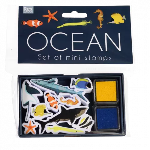 Rex London Set of Mini Stamps (Ocean)