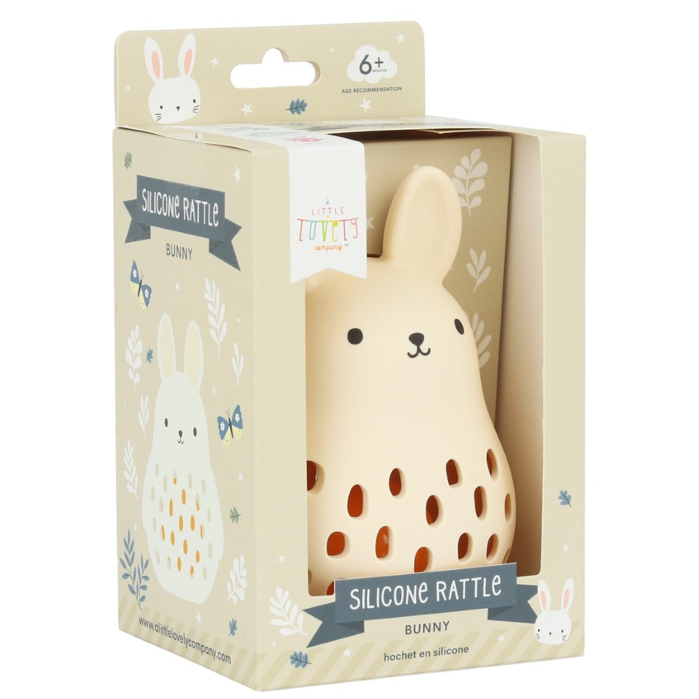A Little Lovely Company Silicone Rattle (Bunny)