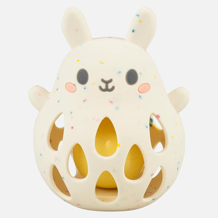 Tiger Tribe Silicone Bunny Rattle