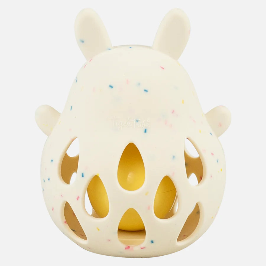 Tiger Tribe Silicone Bunny Rattle