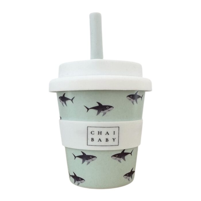 Chai Baby Reusable Babyccino Cup (Silly Shark)