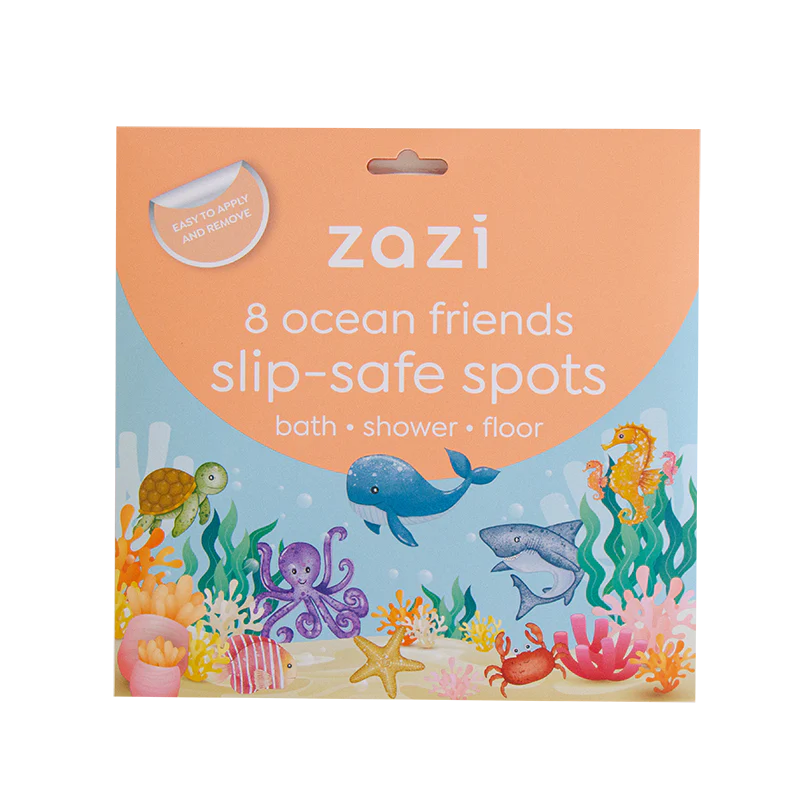 Zazi Slip-Safe Bath Spots (Ocean Friends)
