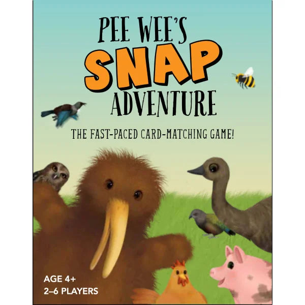 Pee Wee the Kiwi's Snap Adventure Card Game