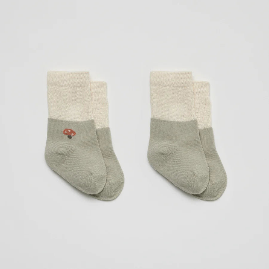 OTD Socks Set of 2 (Mushroom)