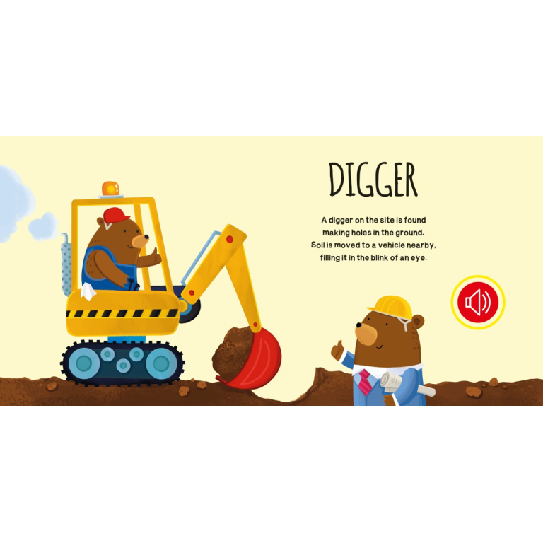 Sassi Sound Book (Construction Site Vehicles)