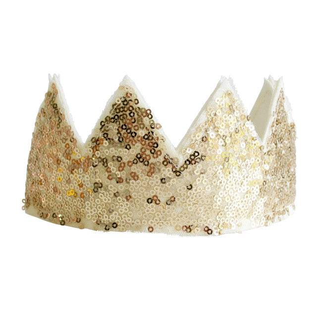 Alimrose Sequin Crown (Gold)