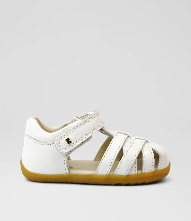 Bobux Step Up Cross Jump Sandal (White)