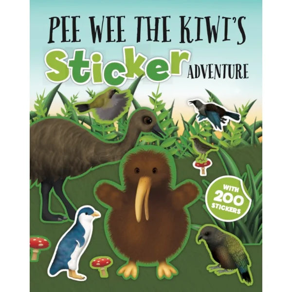 Pee Wee the Kiwi's Sticker Adventure Book