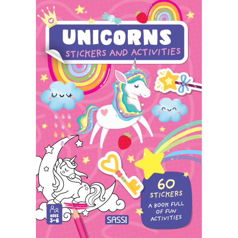 Sassi Stickers & Activities Book (Unicorns)