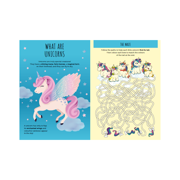 Sassi Stickers & Activities Book (Unicorns)