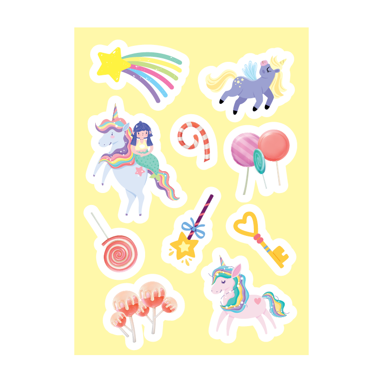 Sassi Stickers & Activities Book (Unicorns)