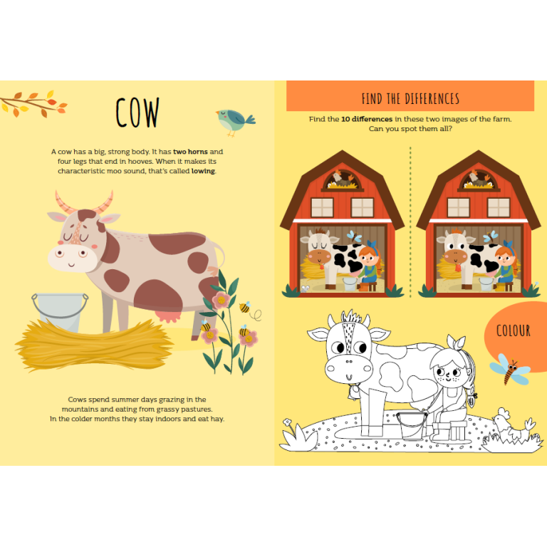 Sassi Stickers & Activities Book (The Farm)