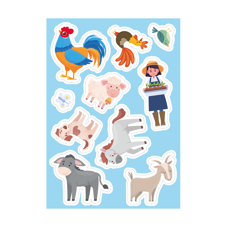 Sassi Stickers & Activities Book (The Farm)