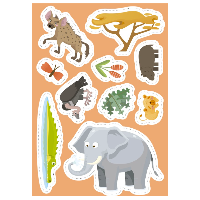 Sassi Stickers & Activities Book (The Savannah)