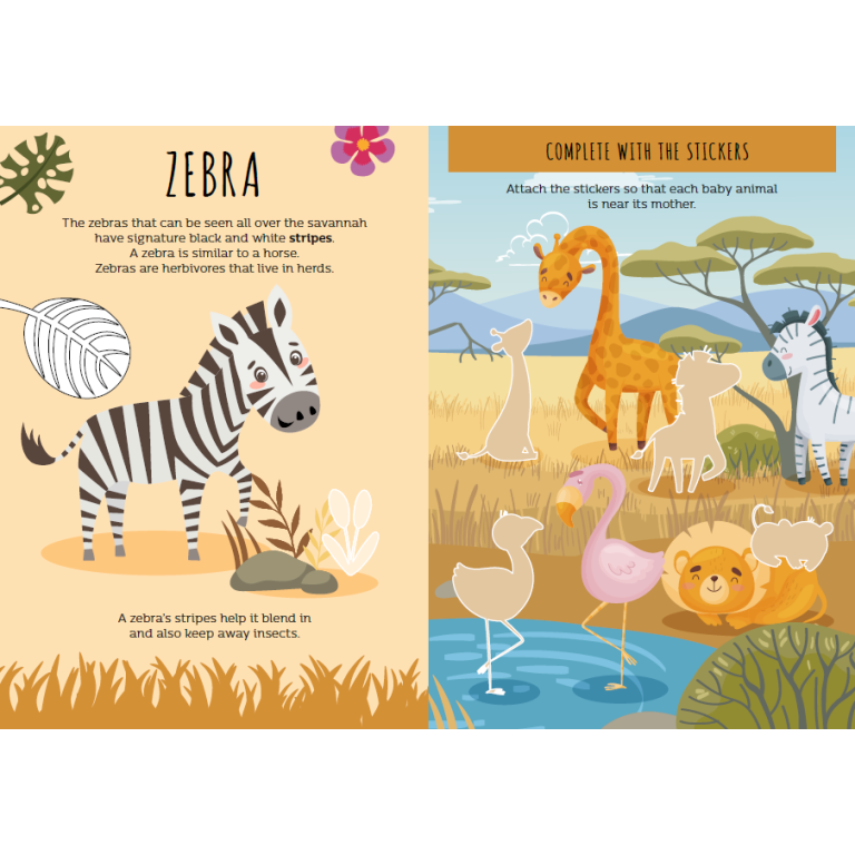 Sassi Stickers & Activities Book (The Savannah)
