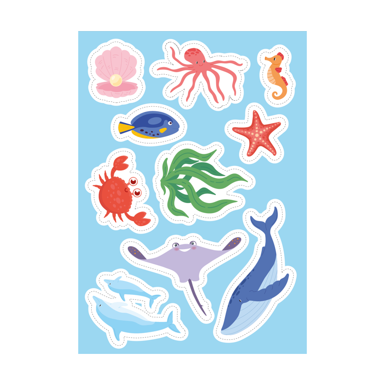 Sassi Stickers & Activities Book (The Sea)