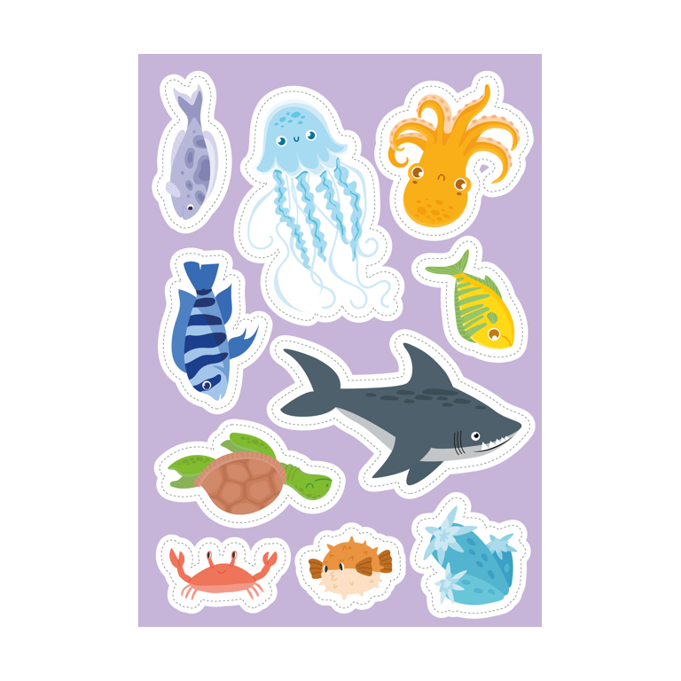 Sassi Stickers & Activities Book (The Sea)