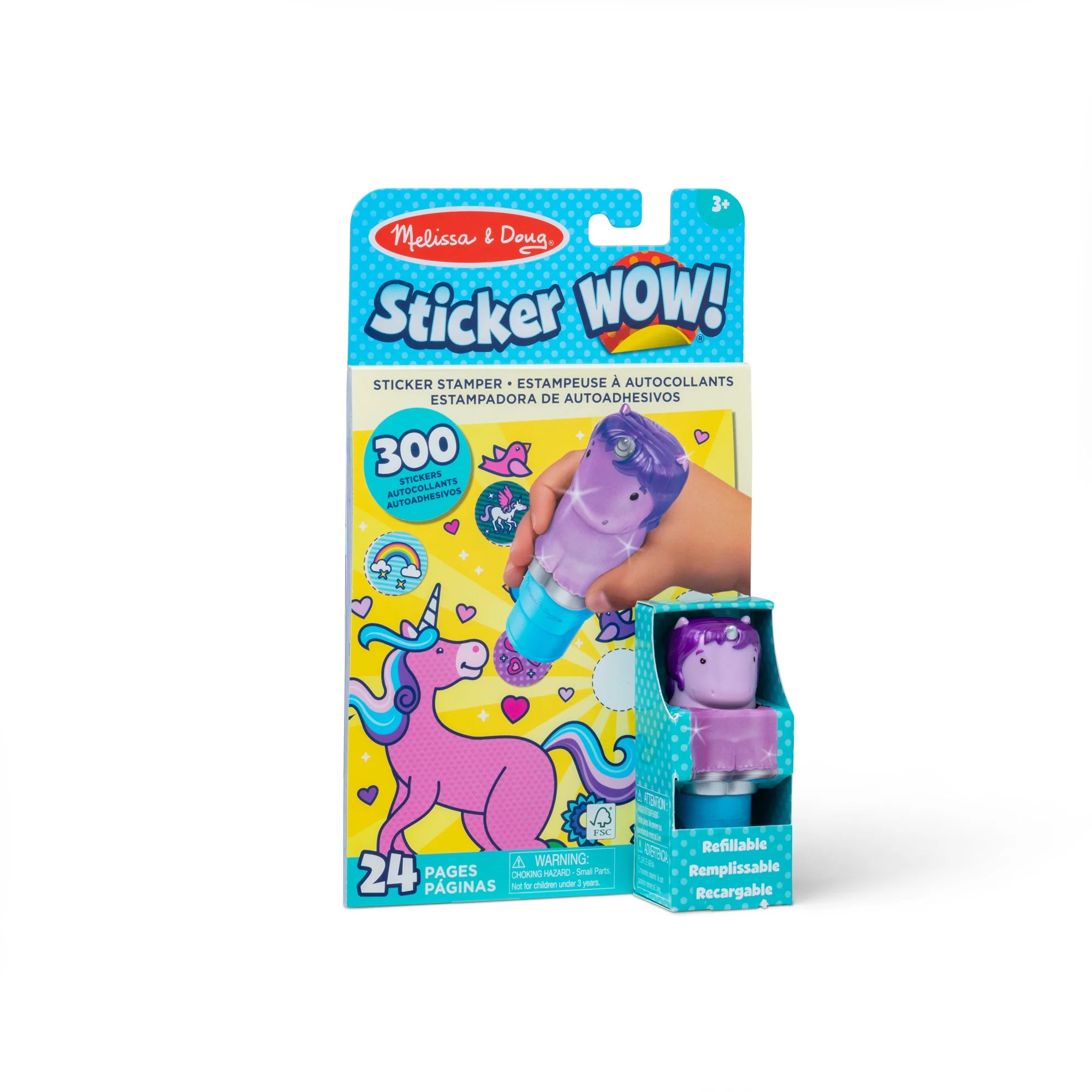 Melissa & Doug Sticker Wow Activity Pad Set (Purple Unicorn)